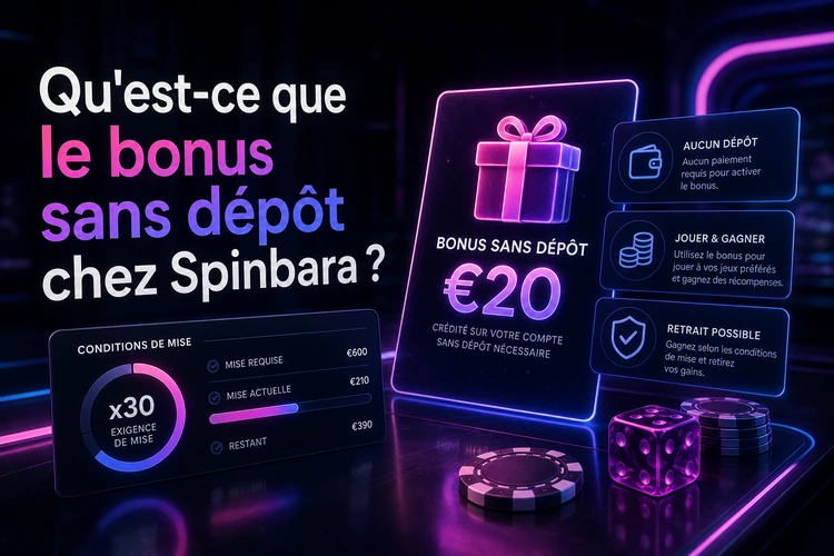 Qu'est-ce que le bonus sans dépôt chez Spinbara?