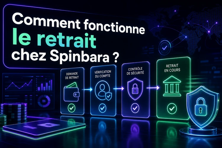 Comment fonctionne le retrait chez Spinbara?